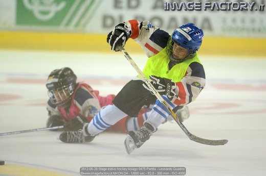 2012-06-29 Stage estivo hockey Asiago 0475 Partita - Leonardo Quadrio